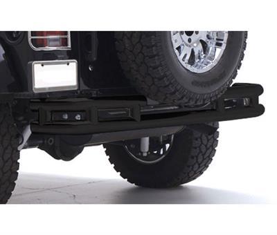 SMITTYBILT buisvormige achterbumper glanzend zwart - Jeep Wrangler JK